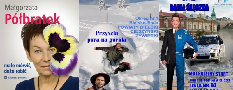 plakaty wybory samorządowe 2014