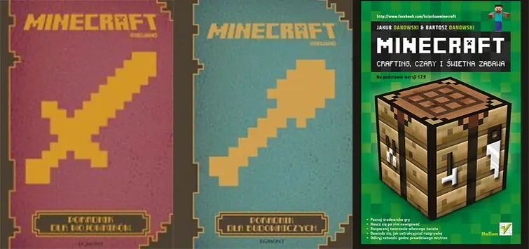 Pomysły na prezent dla 6 latka - książki minecraft