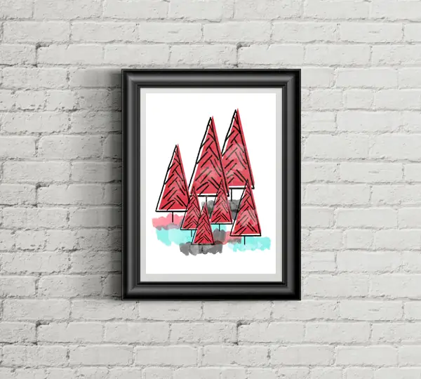 swiateczne plakaty do pobrania za darmo choinka3 swiateczne plakaty do pobrania za darmo choinka3