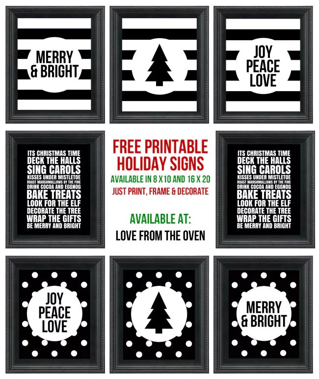 swiateczne plakaty do pobrania za darmo zestaw black and white swiateczne plakaty do pobrania za darmo zestaw black and white