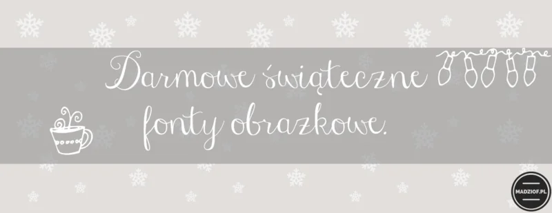 Darmowe świąteczne fonty obrazkowe