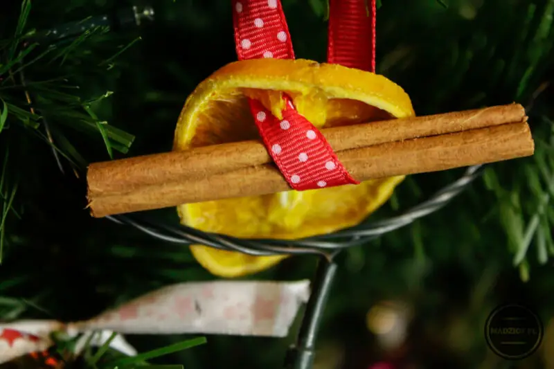 moja pierwsz choinka szuszona pomrańcza cynamon