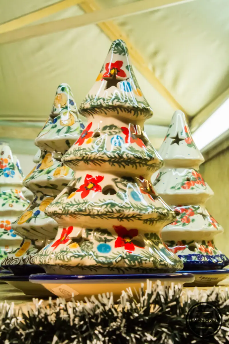 Kiermasz bożonarodzeniowy - Kraków 2014 porcelanowa choinka