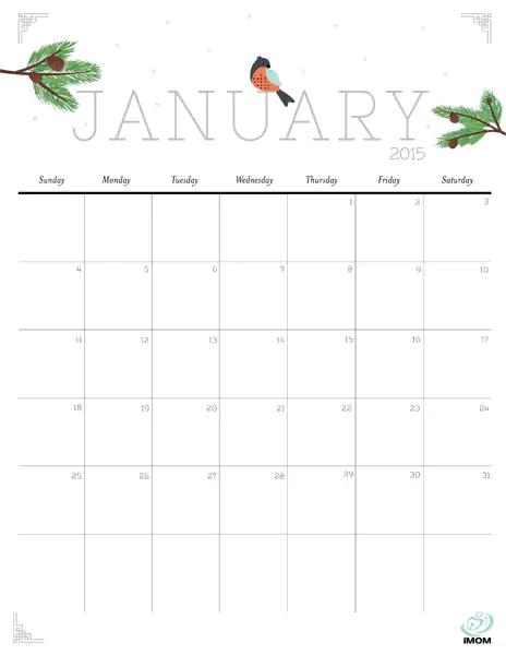 Darmowe kalendarze na rok 2015 - do pobrania i wydrukowania