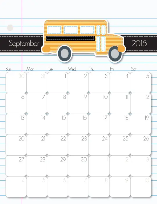 Darmowe kalendarze na rok 2015 - do pobrania i wydrukowania