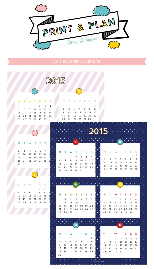 Darmowe kalendarze na rok 2015 - do pobrania i wydrukowania