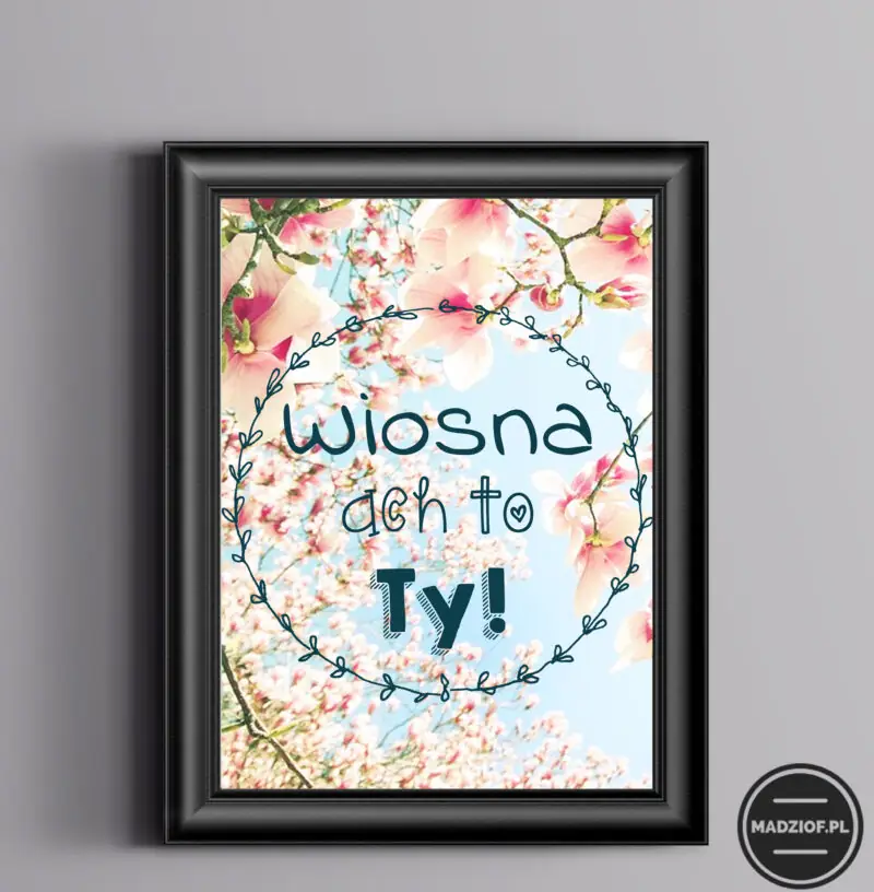 Grafiki poprawiajace humor do wydruku Wiosna