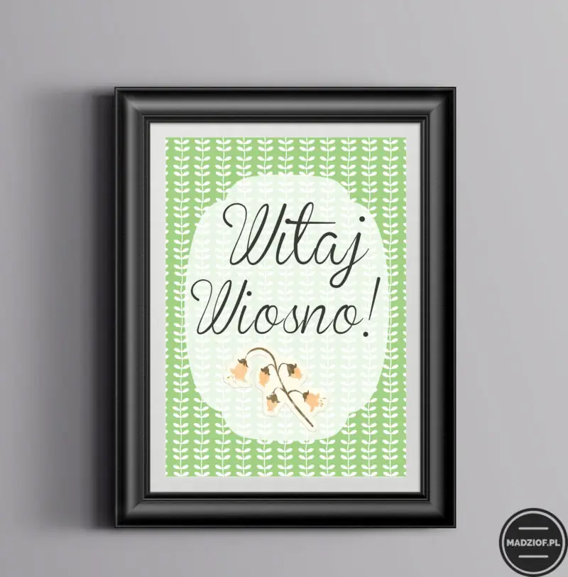 Grafiki poprawiajace humor do wydruku Wiosna