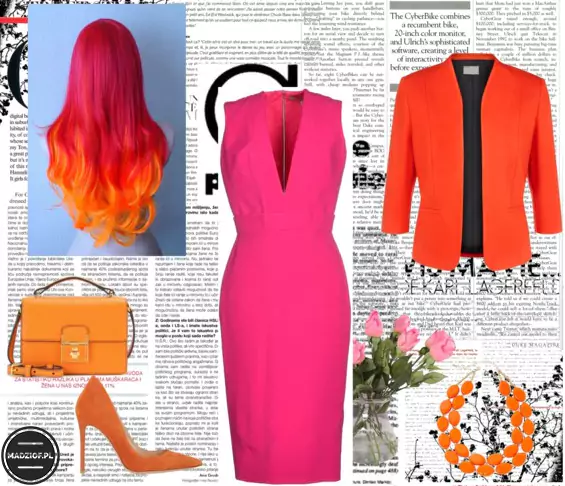 Jaki kolor dodatkow wybrac do rozowej sukienki pomarancz Jaki kolor dodatkow wybrac do rozowej sukienki pomarancz