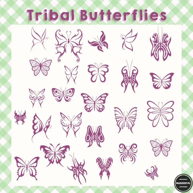 tribal butterflies