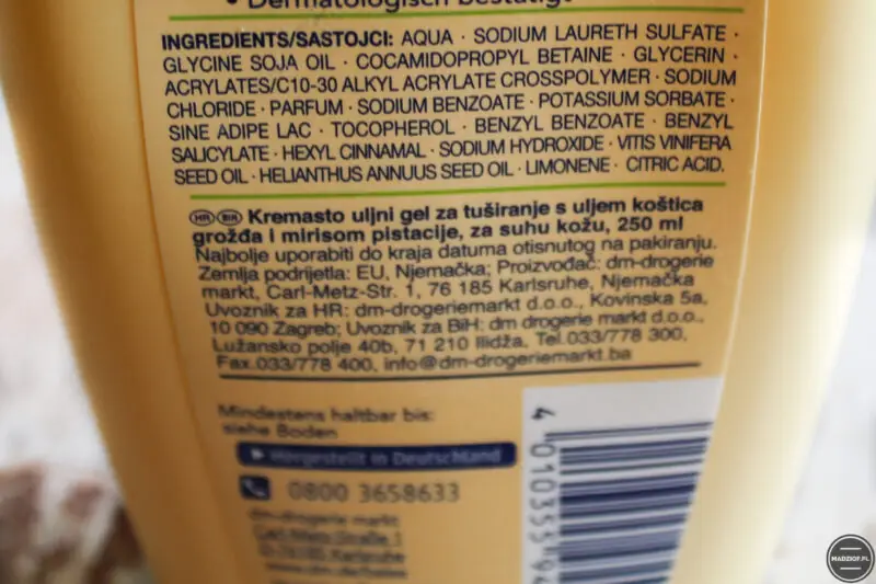 ulubiency lutego zel do kapieli balea winogronowa sklad