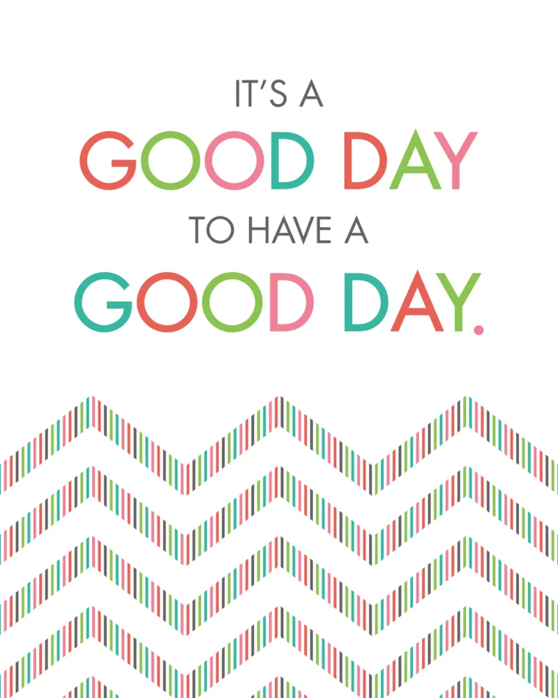 letnie grafiki do wydruku good day