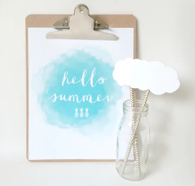 letnie grafiki do wydruku hello summer