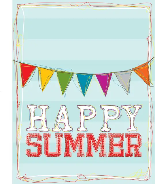 letnie grafiki do wydruku happy summer
