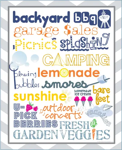 letnie grafiki do wydruku cytat