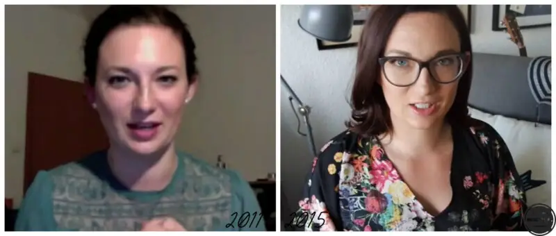 metamorfozy polskich youtuberek szavka kolaz 2011 2015