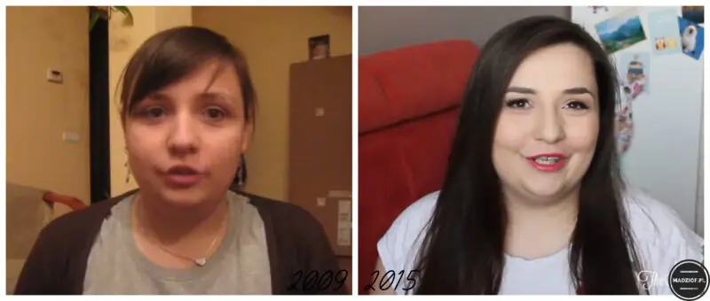 metamorfozy polskich youtuberek theoleskaaa kolaz 2009 2015