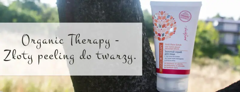 organic therapy zloty peeling do twarzy-1