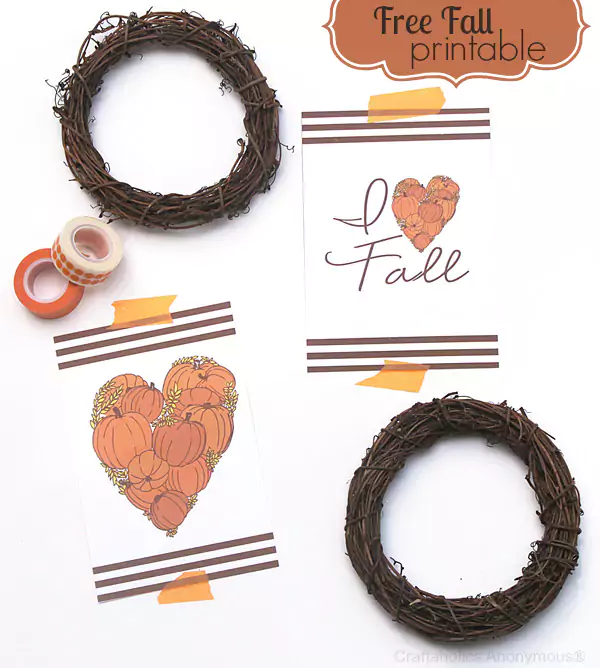 jesienne grafiki do pobrania love fall