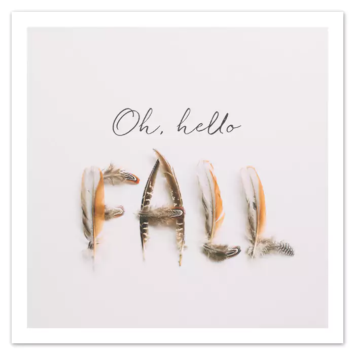 jesienne grafiki do wydrukowania cytat hello