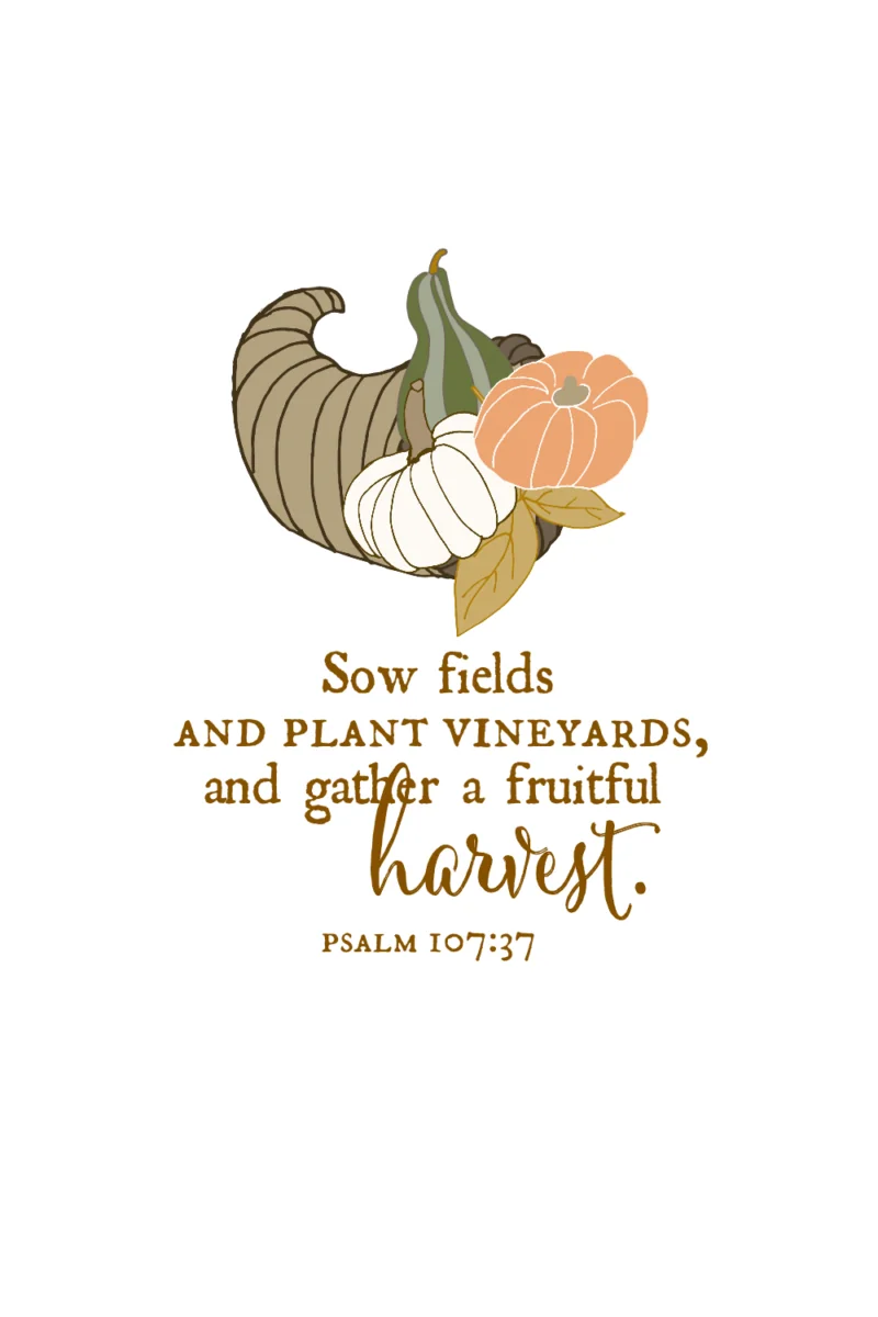 psalm 107 cornucopia free printable