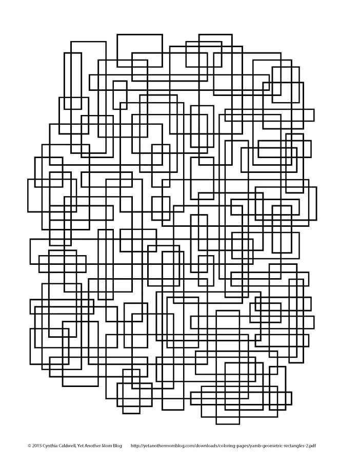 kolorowanki dla doroslych geometria