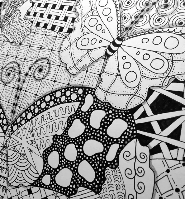 kolorowanki dla doroslych motyle
