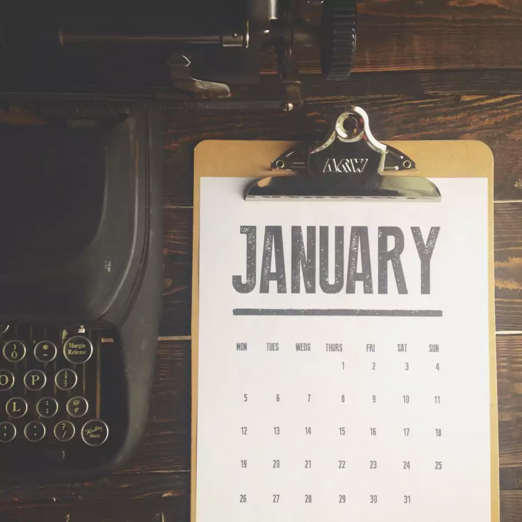 Darmowe kalendarze na 2016 rok do pobrania i wydrukowania czern i biel