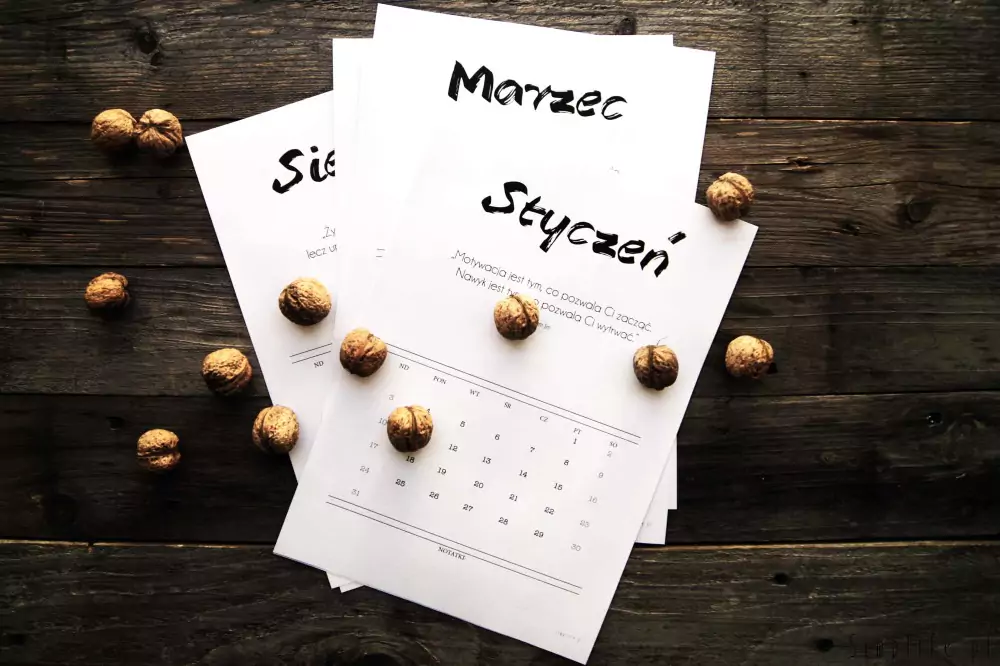 Darmowe kalendarze na 2016 rok do pobrania i wydrukowania polskie