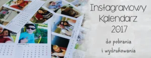 instagramowy kalendarz 2017