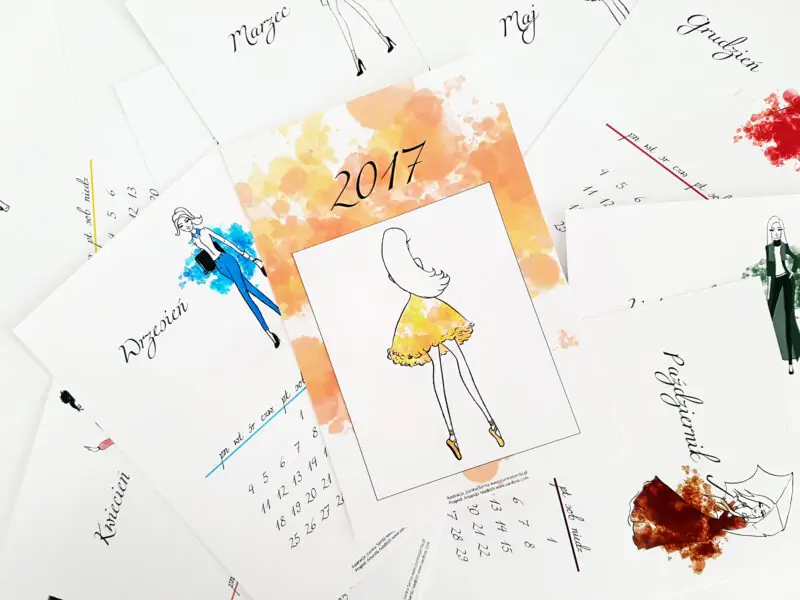 kalendarze na 2017 do pobrania i wydrukowania za darmo