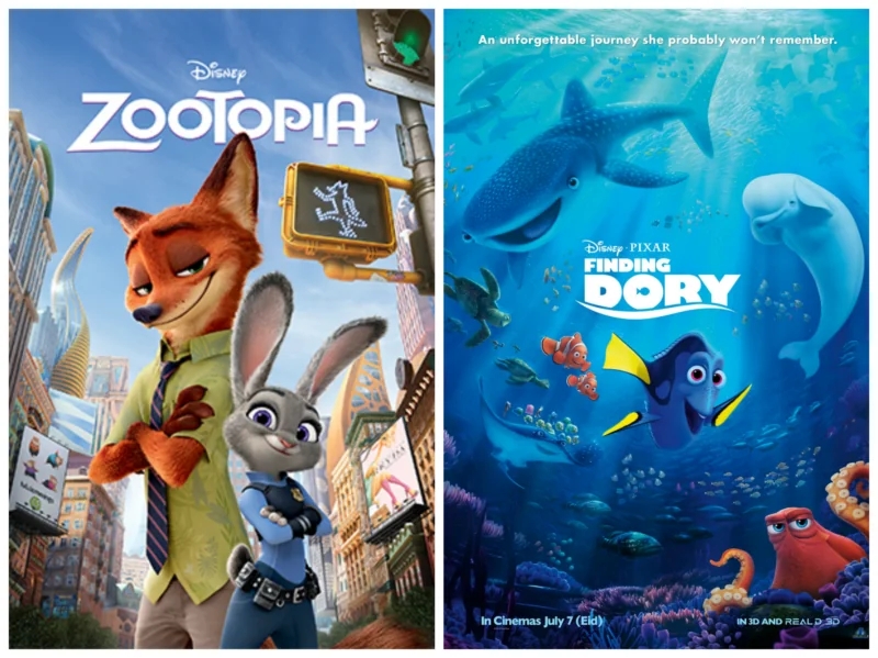 moje rozdanie oscarow zootopia findingdory
