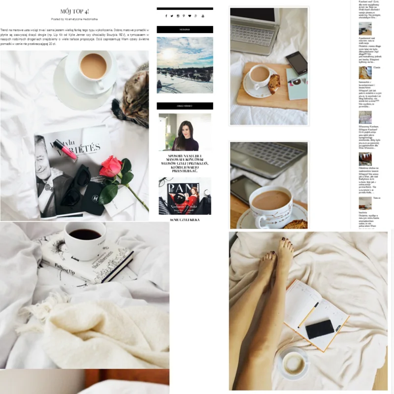 rzeczy w ktorych zakochaly sie blogerki kawa w bialej poscieli blog.