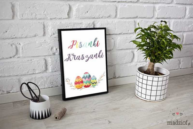 wielkanocne plakaty za darmo do pobrania pisanki wielkanoc