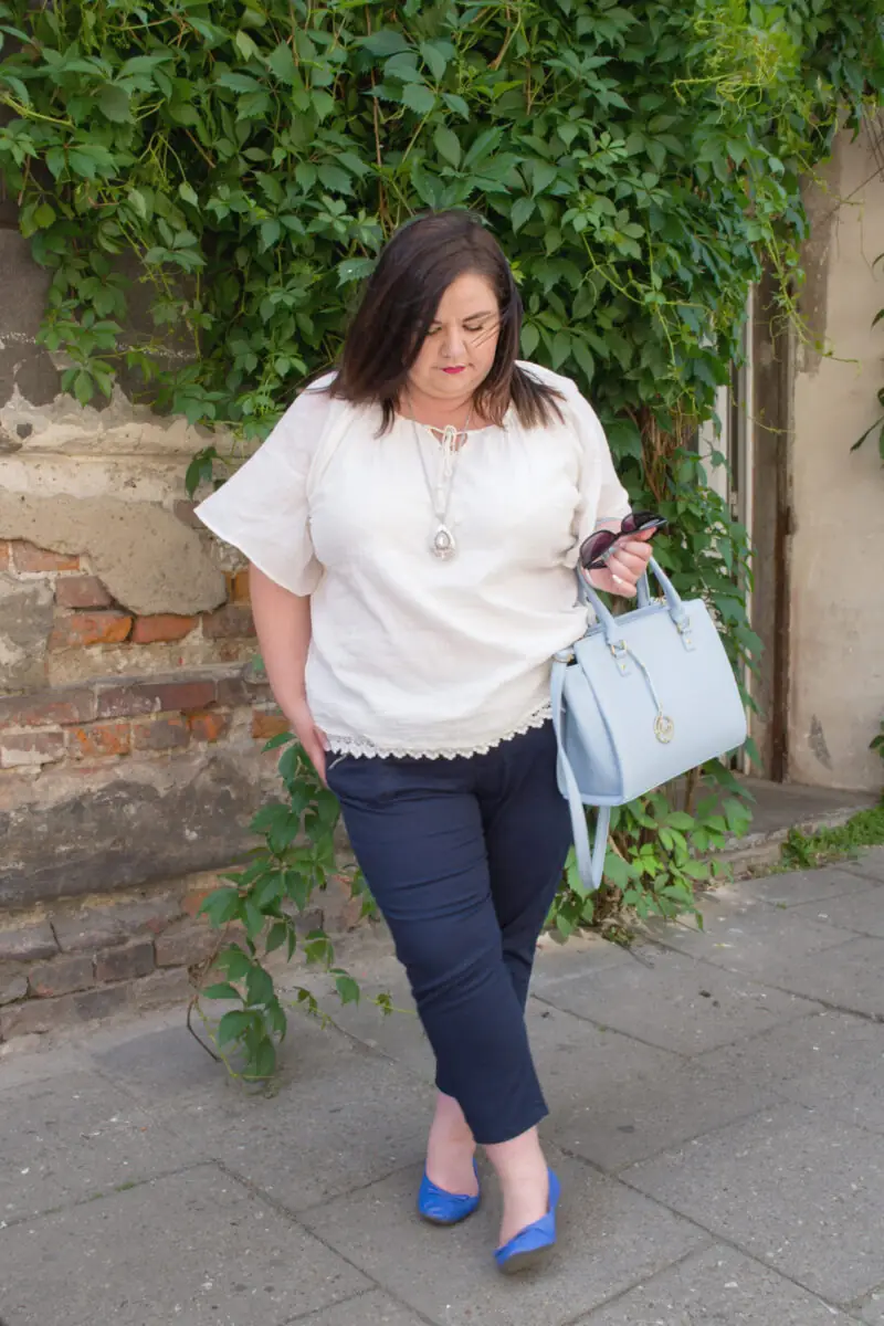 Jak sie ubrac do biura podczas upalow stylizacja w duzym rozmiarze cellbes