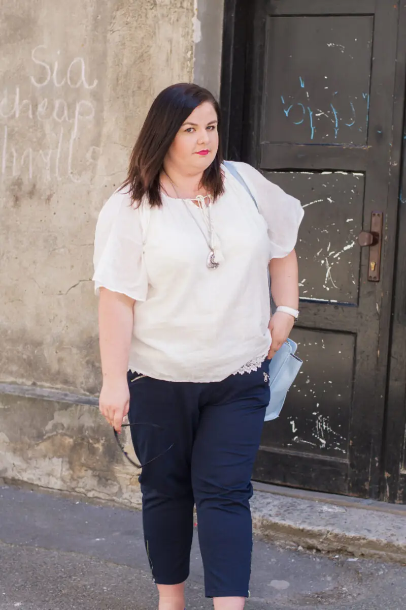 Jak sie ubrac do biura podczas upalow stylizacja w duzym rozmiarze cellbes