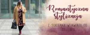 romantyczna stylizacja plus size z sukienka w kwiaty od cellbes
