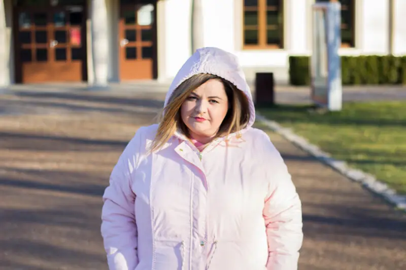 rozowa kurtka duzy rozmiar bonprix-2 czy warto kupowac ubrania w bonprix