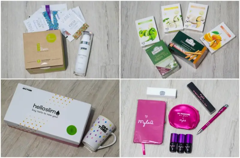 spotkanie blogerek prezenty Hrisitna, Yase, Sylveco, Bispol, Ahmad tea,  Oh Tommi Hello Slim, Laq