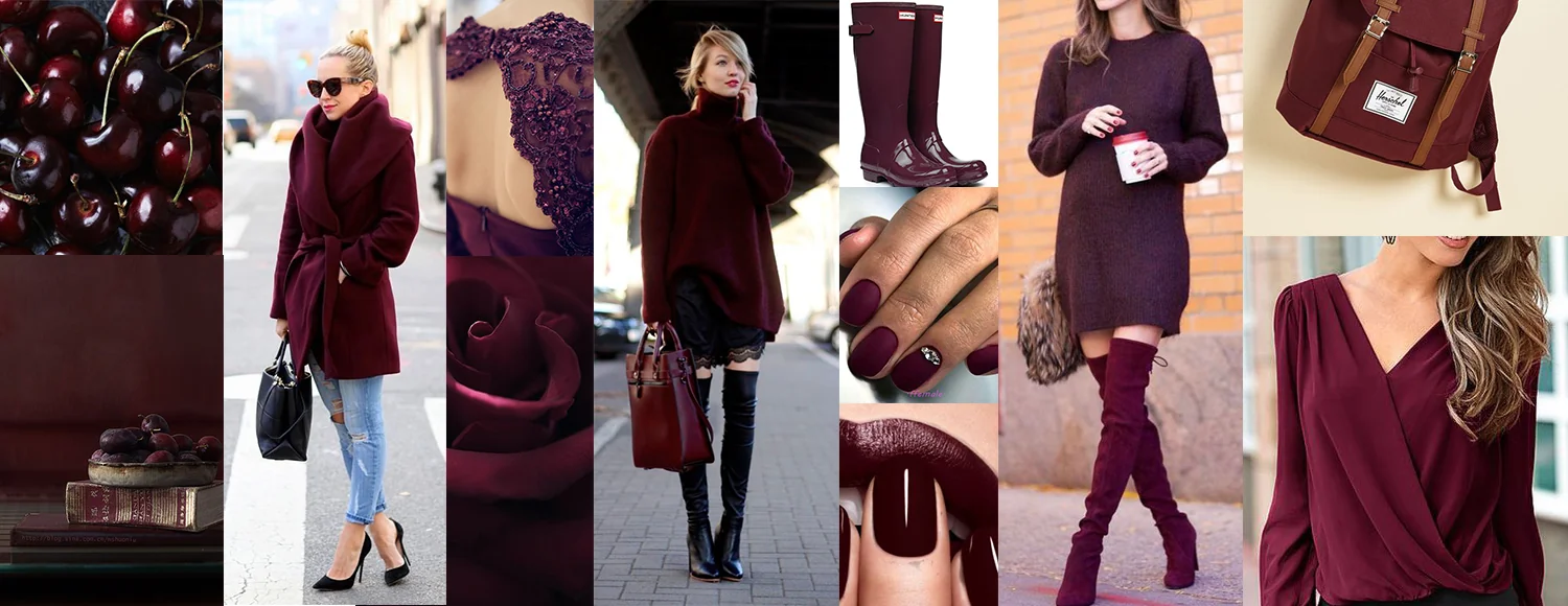 jako kolor dodatkow wybrac do bordowej sukienki