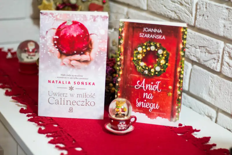 świąteczne książki natalia sońska anioł w śniegu joanna szarańska