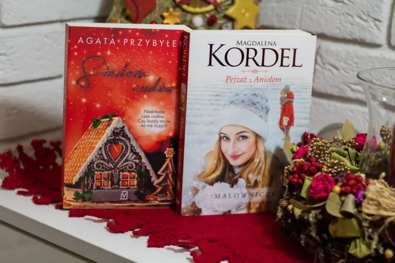 świąteczne książki magdalena kordel pejzaż z aniołem siedem cudów przybyłek