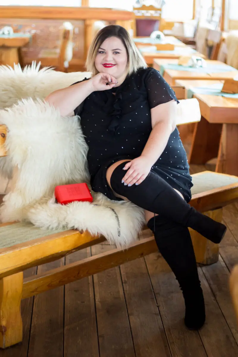 co ubrac na wigilie stylizacja plus size