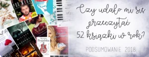 52 ksiazki w rok podsumowanie 2018