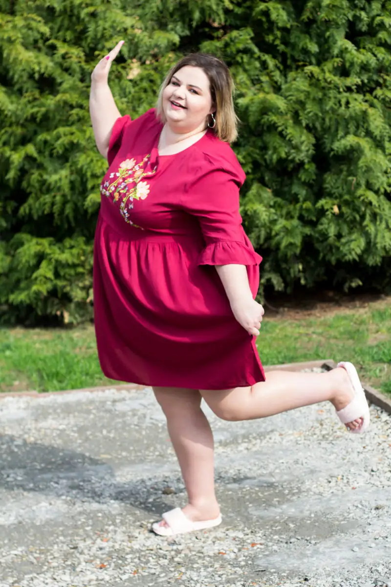 A co Ty sie tak dzisiaj wystroilas Dlaczego czasami boje sie nosic ladne ubrania na co dzien Stylizacja Plus Size