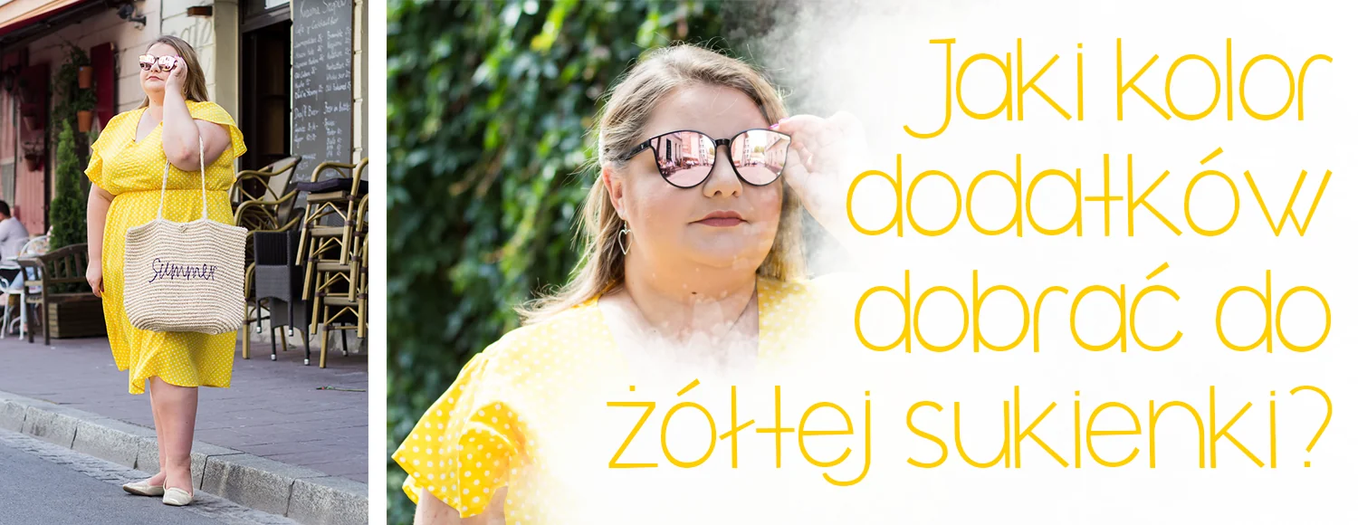 jaki kolor dodatkow dobrac do zoltej sukienki