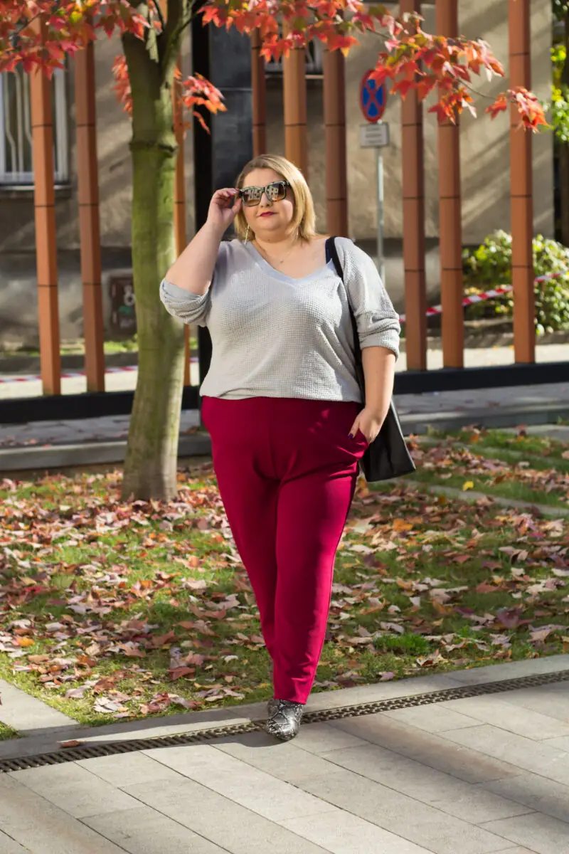 stylizacja plus size na jesień madziof walkmaxx