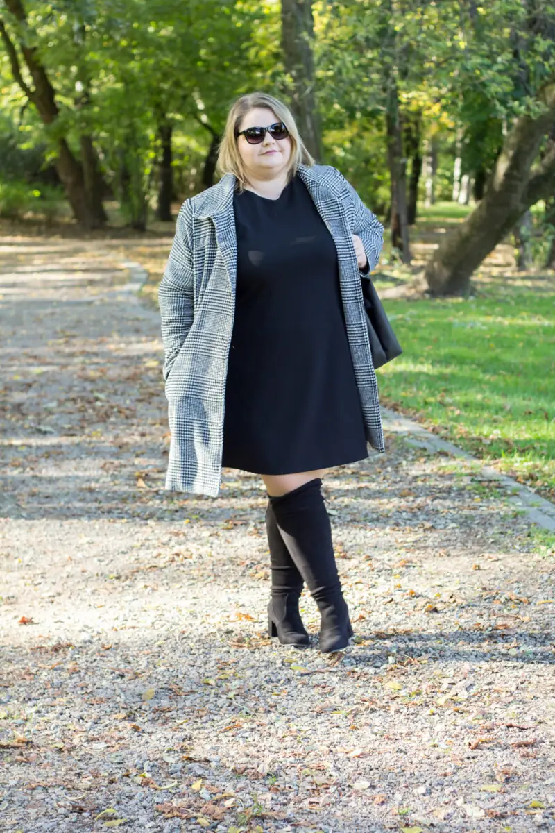 stylizacja plus size na jesień madziof