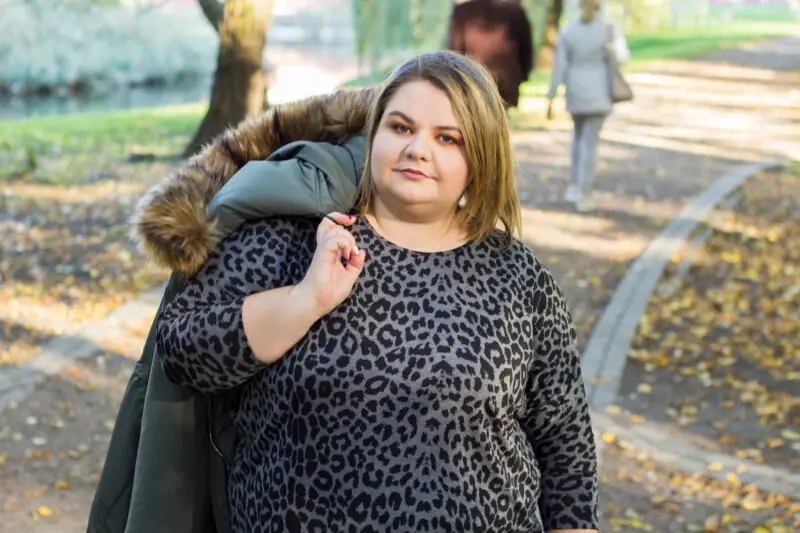 stylizacja plus size na jesień madziof