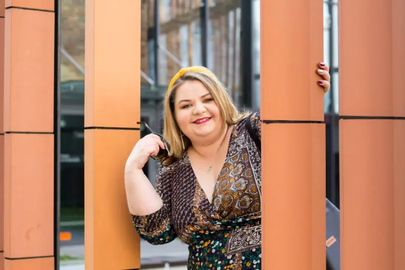 stylizacja plus size na jesień madziof